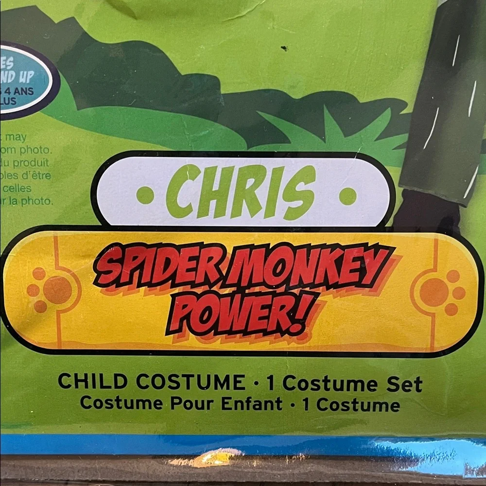 Wild Kratts Chris Spider Monkey Costume - For Ages 4 Years and Up - Picture 9 of 9